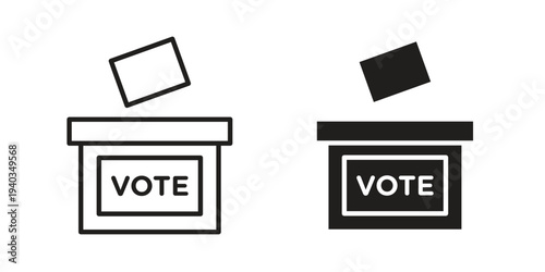 Referendum icon Symbol for App and Web UI Design Vectors