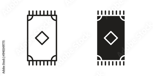 Rugs icon Symbol for App and Web UI Design Vectors