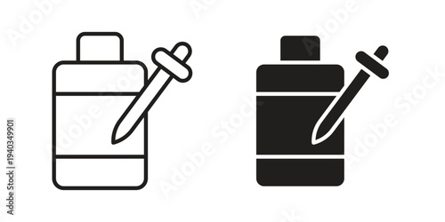 Serum icon Symbol for App and Web UI Design Vectors