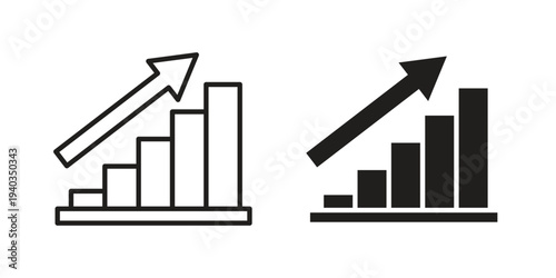 Stagflation icon Symbol for App and Web UI Design Vectors