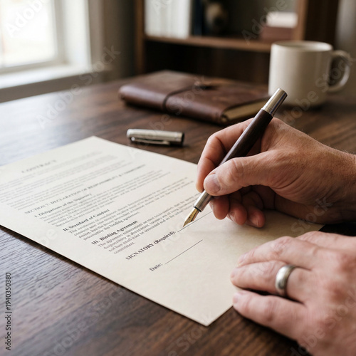 Taking Responsibility – Signing a Contract