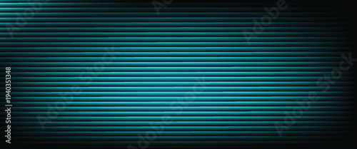 Ribbed abstract glass texture with vertical blue gradient lines, futuristic luminous background with elegant geometric symmetry, bold dynamic modern design pattern, digital vector illustration