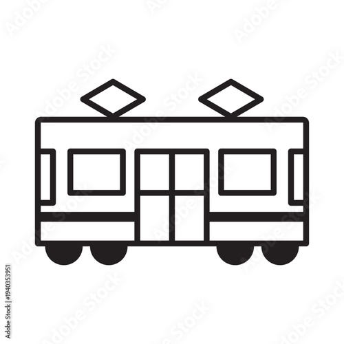 福利厚生アイコン　電車　バス　通勤