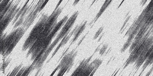 Abstract monochrome background with dynamic diagonal streaks and a subtle grainy texture, evoking a sense of speed and energy