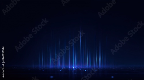 AI data visualization in simple modern style, wide shot tech background suitable for commercial use, clean and sleek visual with no text or logo, professional and futuristic aesthetic