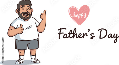 Happy father's day celebration with loving family and heartfelt gifts