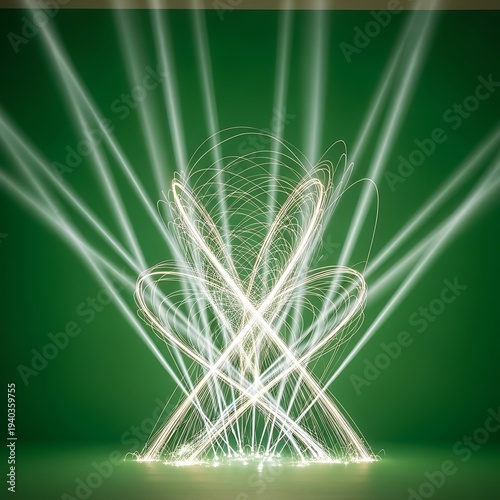 Wallpaper Mural Abstract Light Trails and Swirling Patterns. Torontodigital.ca