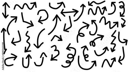 Arrow vector simple doodle