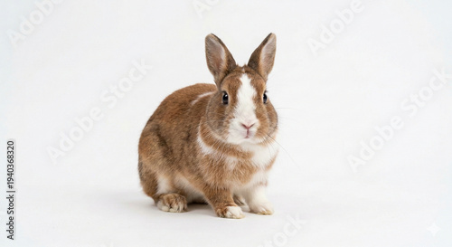 rabbit on white background