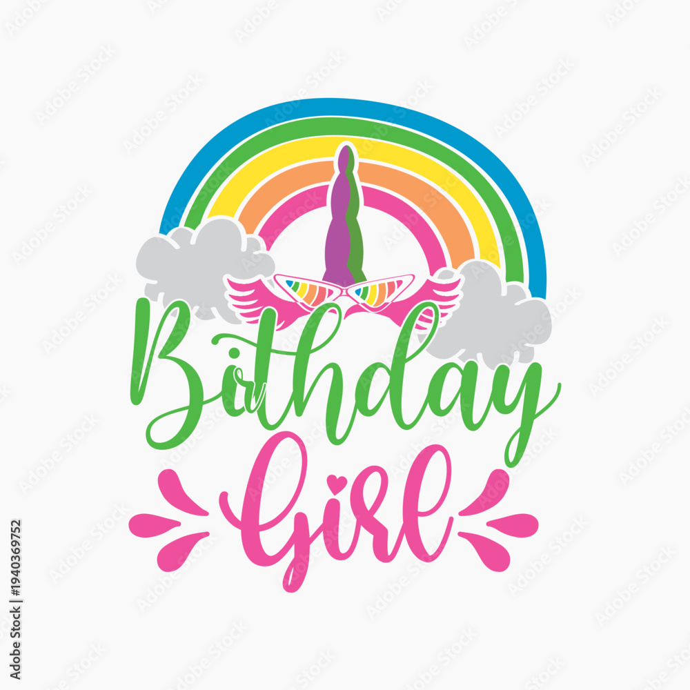 Fototapeta premium Bithday girl
