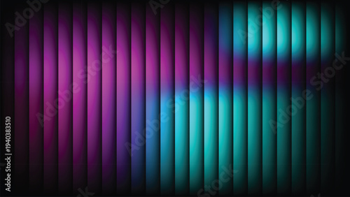 Vibrant Gradient Vertical Stripes with Purple and Teal Background -Background abstract texture gradient colors