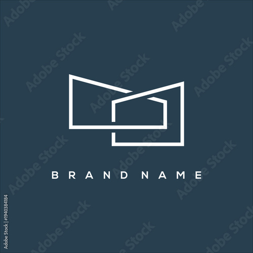 Wallpaper Mural Abstract Intertwined House Geometric Identity Torontodigital.ca