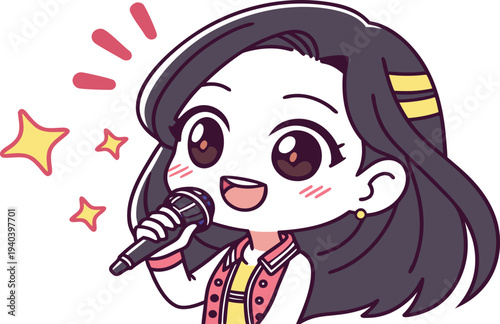 Vector illustration of an angry zombie character with a monster face screaming like a comic book person