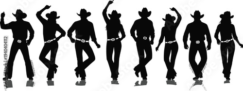 Black and white vector silhouette of a man wearing headphones and holding a smartphone while giving a thumbs up sign.