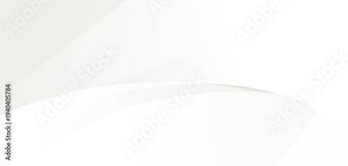 Abstract white and gray geometric curve background soft gradients. with copy space. template layout poster, banner, flyer , magazine.