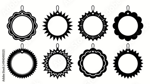 Set of various gear pendants.