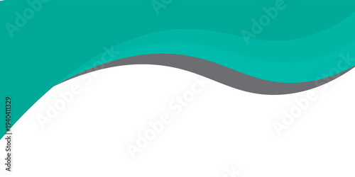 Monochrome Abstract Wave Background With Layered Curves and Minimal Abstract Teal Wave Background With Smooth Curves for Modern Business and Marketing DesignsModern Design for Templates