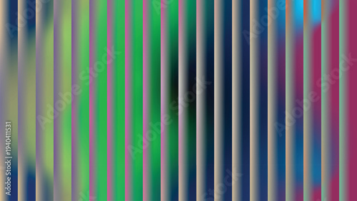 Vibrant Vertical Gradient Stripes with Blurred Neon Green and Purple Background -Background abstract texture