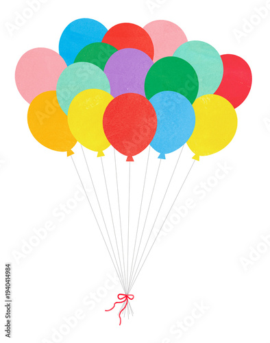 たくさんの風船