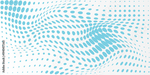 dot Transparent Vector Gradient Blue Color Halftone Background Staggered Dots Pattern modern dotted
