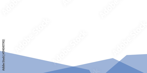 set of Abstract modern blue geometric triangle web banner horizontal design template background