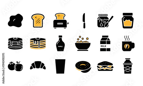 Photography and Videography Equipment Vector Icons
