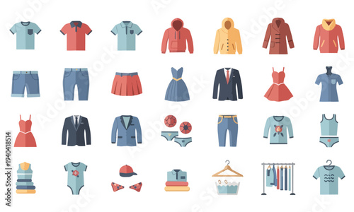 Mobile Accessories and Technology Icon Set