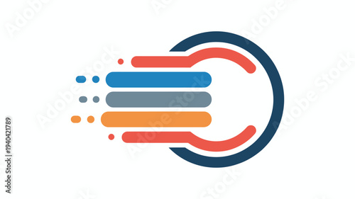 Business Process Flow, vector illustration featuring dynamic merging arrows, integration, workflow evolution, continuous progression, and business development for corporate