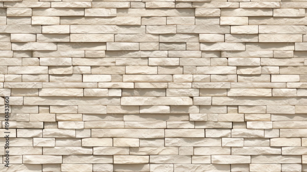 Fototapeta premium Textured Light Stone Wall Background for Architectural Design