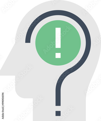 Modern questions and answers flat line vector illustration icon design concept. Icon for mobile and web graphics. Flat symbol, logo creative concept. Simple and clean flat pictogram