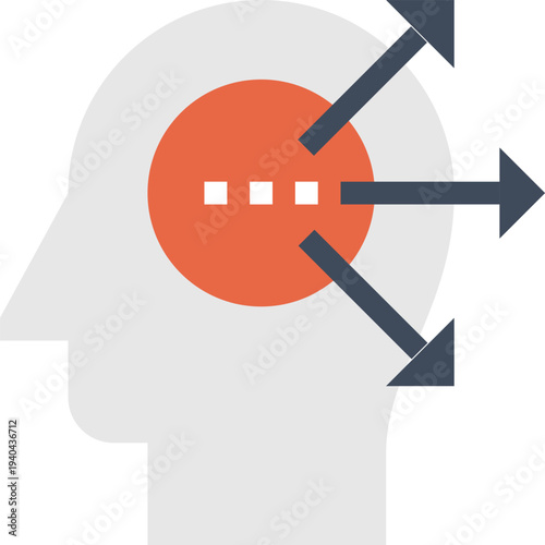 Modern options flat line vector illustration icon design concept. Icon for mobile and web graphics. Flat symbol, logo creative concept. Simple and clean flat pictogram