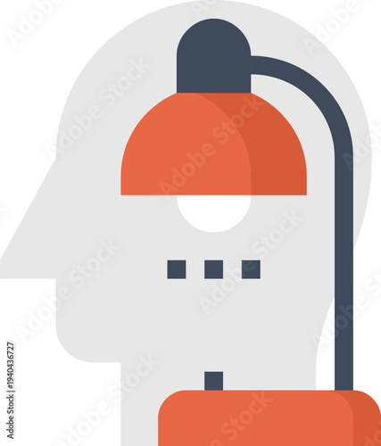 Modern overtime work flat line vector illustration icon design concept. Icon for mobile and web graphics. Flat symbol, logo creative concept. Simple and clean flat pictogram