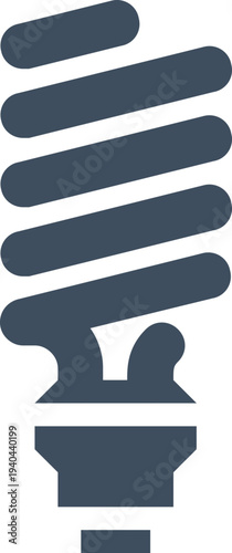 Modern light bulb flat line vector illustration icon design concept.