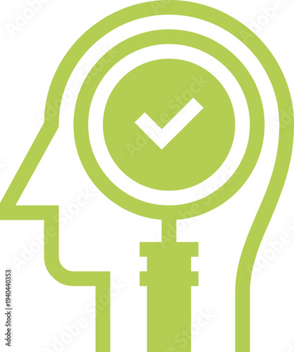 Modern find solution flat line vector illustration icon design concept. Icon for mobile and web graphics. Flat symbol, logo creative concept. Simple and clean flat pictogram