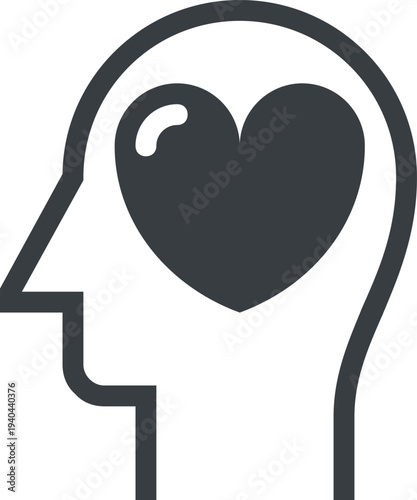 Modern feelings flat line vector illustration icon design concept. Icon for mobile and web graphics. Flat symbol, logo creative concept. Simple and clean flat pictogram