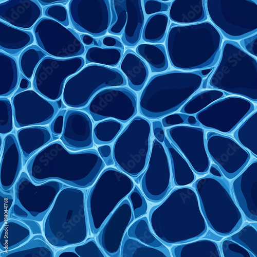 Dark blue deep stone / bubbles / marble