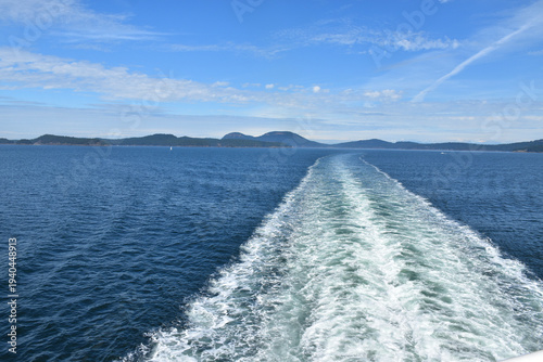 On the ferry to the island, Vancouver Island, Canada