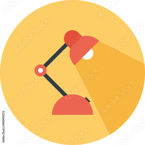 overtime flat web icon concept