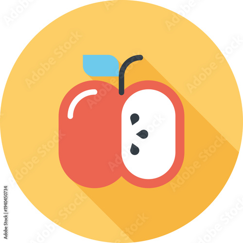 back to school flat web icon concept