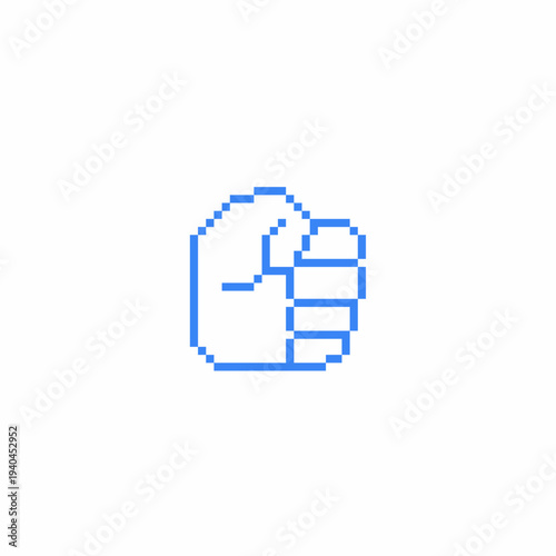 Punch gesture icon