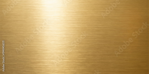 Brushed gold metallic surface with a textured pattern featuring fine grain details and a polished plate design for a luxury wall or floor panel wallpaper