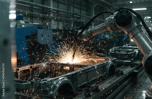 sparks from a grinder