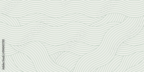 farm green banner, organic abstract background with fields. wavy green lines, natural organic products. vector ilustration