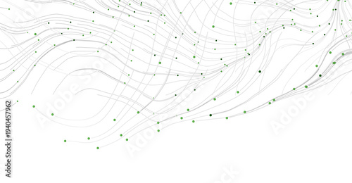 Abstract design of flowing ...