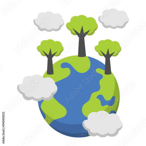Element Earth Day Illustration Vector