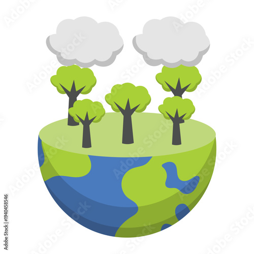 Element Earth Day Illustration Vector