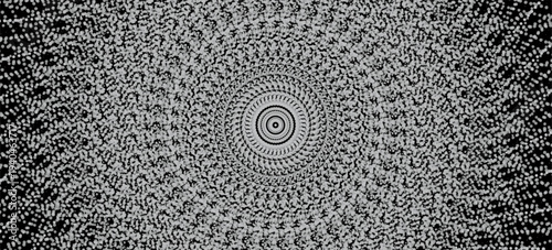 Halftone circular dotted frames set. Circle dots texture isolated on white background. Spotted spray texture. Vector abstract design element spiral circle sound wave vector dots circle