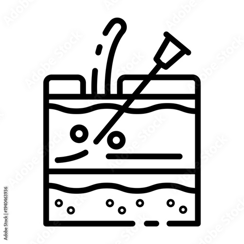 Inject the medicine icon