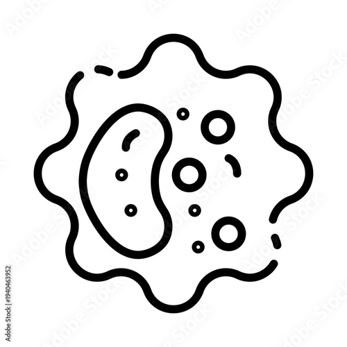 Cancer cell icon