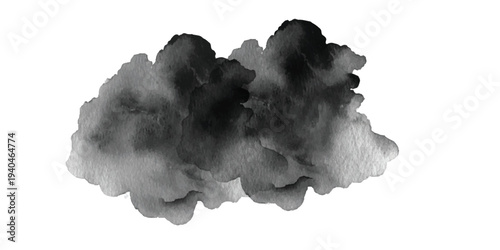 Abstract Grunge Black Ink Brush Stroke Texture – Dirty Paint Splatter, Scratched Distressed Brushstroke Background Artistic Vector, Hand Drawn Ink Stroke Element for Creative Layout